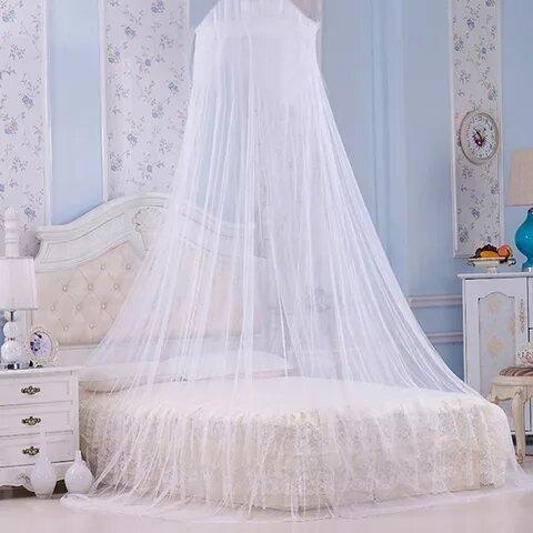Ciel De Lit Adulte Blanc Rose
