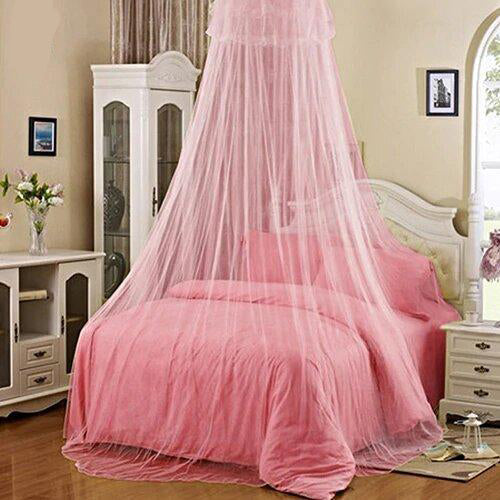 Ciel De Lit Adulte Blanc Rose