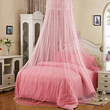 Ciel De Lit Adulte Blanc Rose