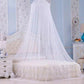 Ciel De Lit Adulte Blanc Rose